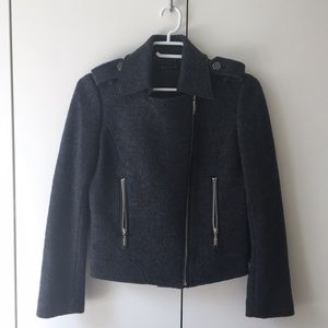 Theory Grey 100% Wool Jacket